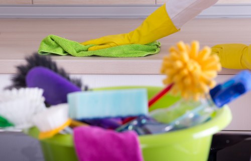 Residential deep cleaning in N7 for a living room and shared areas