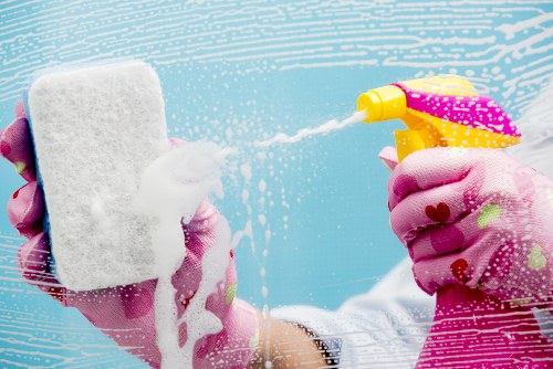 Office cleaning service for a local N7 workplace reception area