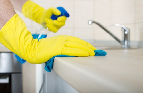 Local carpet cleaner working in a North London property