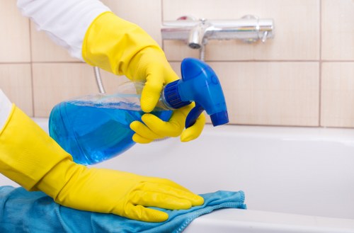 Cleaning team supporting a small business and office space in the N7 area