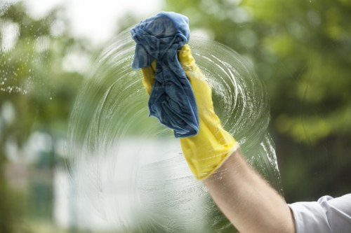 Cleaning service for a modern office kitchen and break room in N7