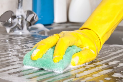 Carpet cleaning equipment in a residential N7 property